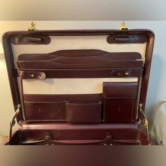 Brown Leather Briefcase - Picture 6 of 7